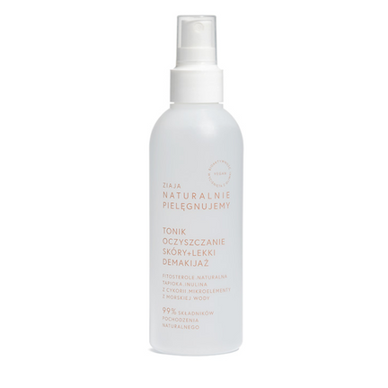 Ziaja Naturalnie Pielęgnujemy, tonik oczyszczanie skóry + lekki demakijaż, 200 ml - zdjęcie produktu