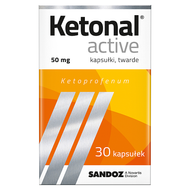Ketonal Active 50 mg, 30 kapsułek twardych