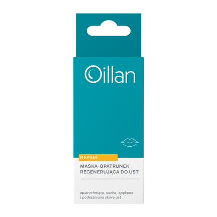 Oillan Repair, maska-opatrunek regenerująca do ust, 15 g - KOSMETYK