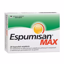 Espumisan Max 140 mg, 20 kapsułek
