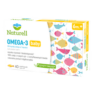 Naturell Omega-3 Baby, 40 kapsułek twist-off