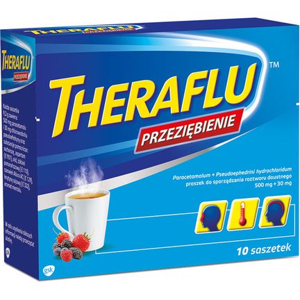 Theraflu Przeziębienie, 10 saszetek - zdjęcie produktu