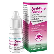 Azel-Drop Alergia, krople do oczu, roztwór, 6 ml