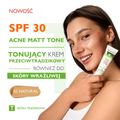 Pharmaceris T, krem tonujący przeciwtrądzikowy, SPF 30, natural, 30 ml  - 5900717140196