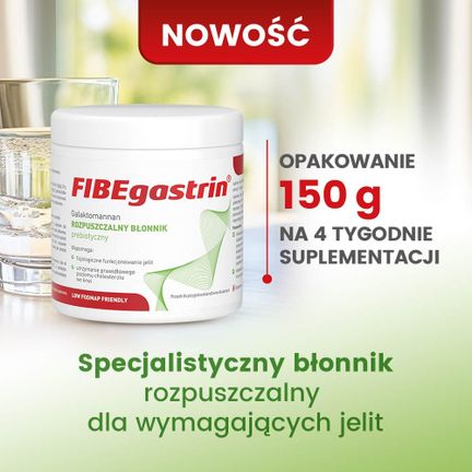 FIBEgastrin, proszek, 150 g - SUPLEMENT DIETY