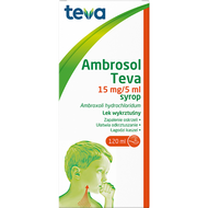 Ambrosol Teva 15 mg/ 5 ml, syrop, 120 ml