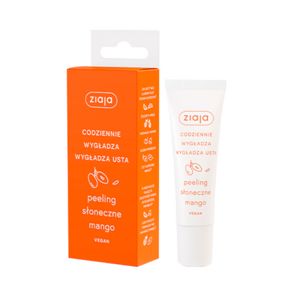 ZIAJA Ziaja, Peeling do ust słoneczne mango, 12 ml