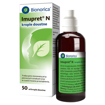 Imupret N, krople doustne, 50 ml - zdjęcie produktu