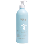 Ziaja Med, Hipoalergiczny szampon + żel do kąpieli łagodny dla mikrobiomu skóry ciała i głowy, 400 ml