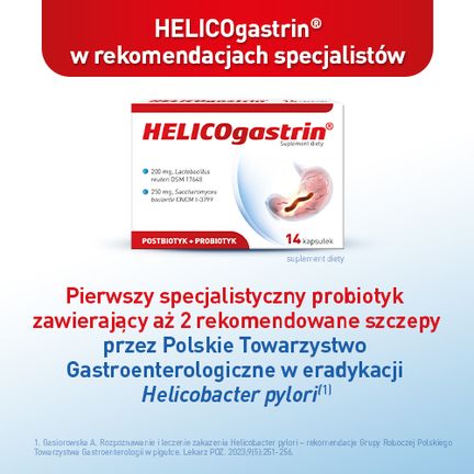 HELICOgastrin, 14 kapsułek - KAPSUŁKI