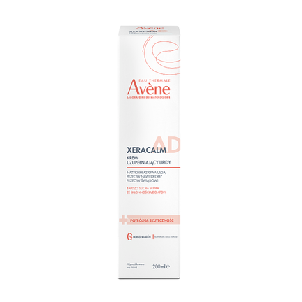 Avene Eau Thermale Xera Calm A.D, krem uzupełniający lipidy, 200 ml - zdjęcie produktu