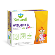 Naturell Witamina C dla dzieci, 60 tabletek do rozgryzania i żucia