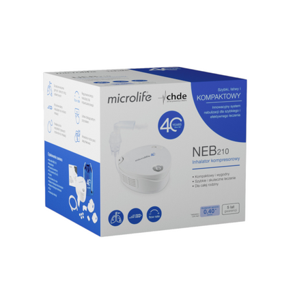 Microlife NEB 210, inhalator kompresorowy, 1 sztuka - zdjęcie produktu