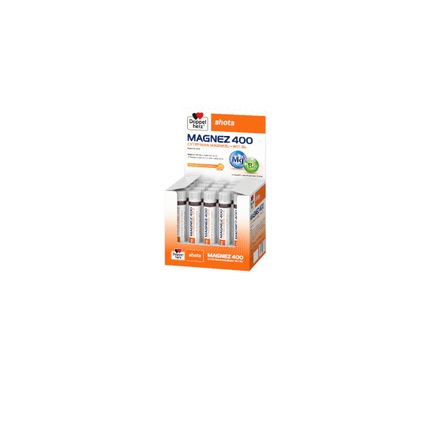 Doppelherz Shots Magnez 400, Cytrynian Magnezu + Wit. B6, 20 ampułek, 25 ml - zdjęcie produktu