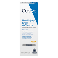 CeraVe, nawilżający krem do twarzy SPF 25, 52 ml