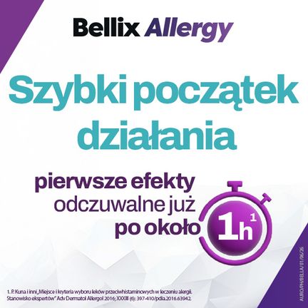 Bellix Allergy 20 mg, 10 tabletek - AUROVITAS
