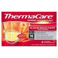 ThermaCare, kompresy rozgrzewające na okolice pleców i stawy biodrowe, 4 sztuki