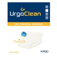 UrgoClean, 10 cm x 10 cm, opatrunek z wysokochłonnymi włóknami, 1 opatrunek