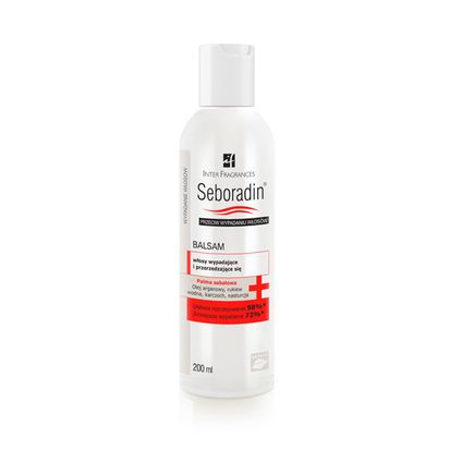 INTER-FRAGRANCES Seboradin, balsam przeciw wypadaniu włosów, 200 ml — Składniki i ocena