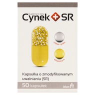 Cynek + SR, 50 kapsułek