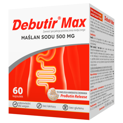 Debutir Max, 60 kapsułek twardych - zdjęcie produktu