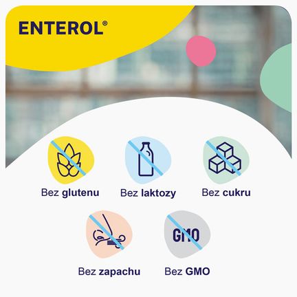 Enterol, 250 mg, 20 saszetek - Uzupełniające dietę