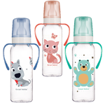 Canpol babies, Butelka wąska z uchwytem 11/845, 250 ml 