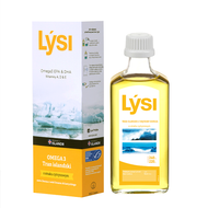 Tran islandzki Lysi o smaku cytrynowym, 240 ml