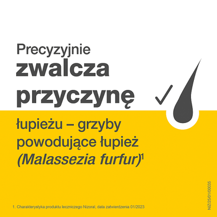Nizoral, leczniczy szampon przeciwłupieżowy, 100 ml - STADA