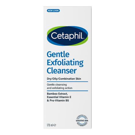 Cetaphil delikatny żel oczyszczający do twarzy z peelingiem, 178 ml - KOSMETYK