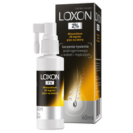 Loxon 2%, 20 mg/ml, lek na łysienie androgenowe, 60 ml