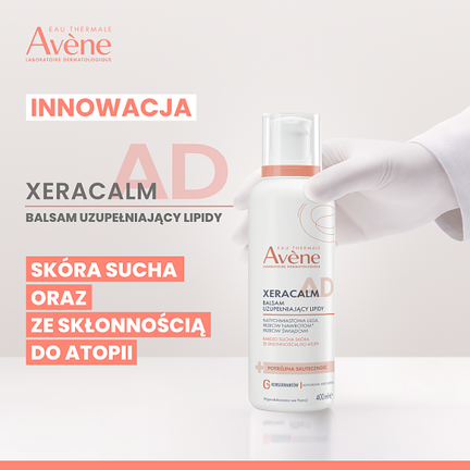 Avene Eau Thermale Xera Calm A.D, balsam uzupełniający lipidy, 400 ml  - KOSMETYK