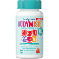 Bodymax, Bodymisie wapń+D3, 50 żelek