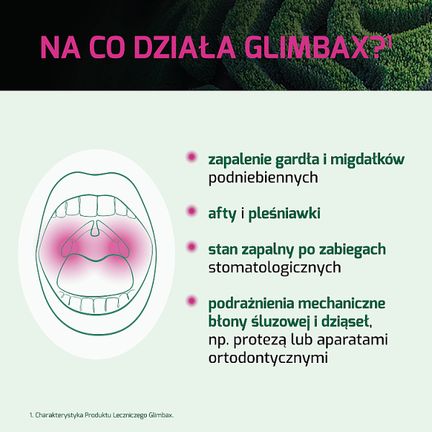 Glimbax, roztwór do płukania jamy ustnej i gardła, 200 ml - Dorosły, Młodzież