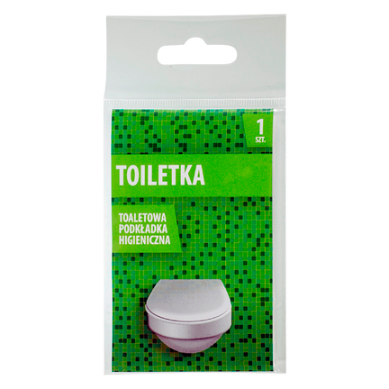Toiletka, toaletowa podkładka higieniczna, 1 sztuka - zdjęcie produktu