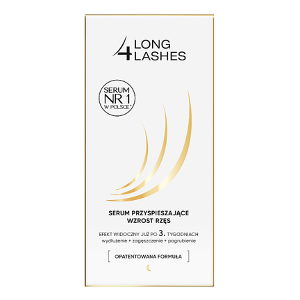 Long 4 Lashes, serum przyspieszające wzrost rzęs, 3 ml - KOSMETYK