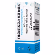 Xylometazolin WZF 0,05%, krople do nosa, 10 ml