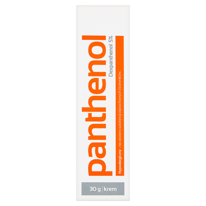 AFLOFARM Panthenol, Dexpanthenol 5%  krem 30 g — Składniki i ocena