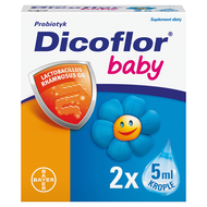 Dicoflor Baby krople, 2 x 5 ml