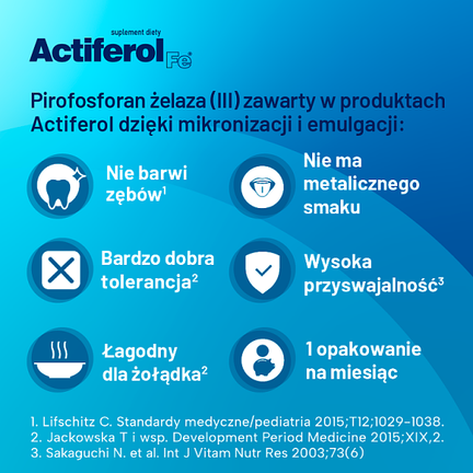 Actiferol Fe 30 mg, 30 kapsułek - zdjęcie produktu