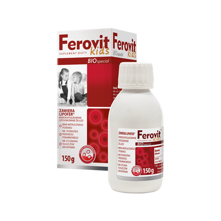 Ferovit Kids Bio Special, płyn, 150 g - zdjęcie produktu