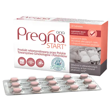 Pregna Start, w planowaniu ciąży, 30 tabletek
