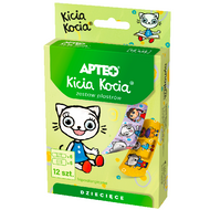Kicia Kocia, hipoalergiczne plastry dla dzieci, 2 rozmiary, 12 sztuk
