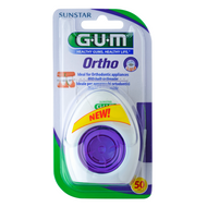 Gum Ortho Floss, nić dentystyczna ortodontyczna, 50 sztuk