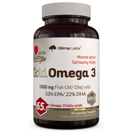 Olimp Gold Omega 3 (65%) 1000 mg, 90 kapsułek