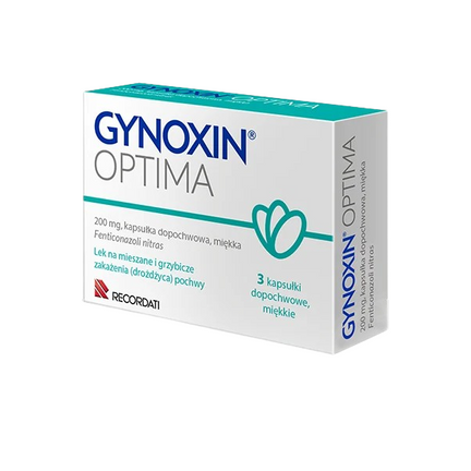 Gynoxim Optima 200 mg, 3 kapsułki dopochwowe - zdjęcie produktu