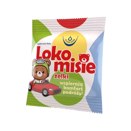 Lokomisie, żelki, o smaku truskawkowym, 1 saszetka - zdjęcie produktu