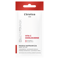 L'BIOTICA Dermomask Night Active Vita C+ Odmładzanie, 12 ml