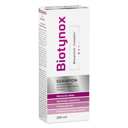 BIOFARM Biotynox, szampon wzmacniajacy przeciw wypadaniu włosów, 200 ml — Inhaltsstoffe i ocena