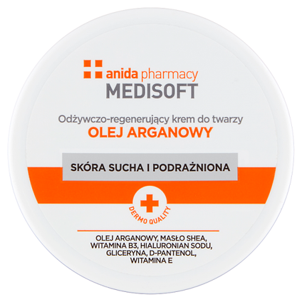 SCAN-ANIDA Anida, krem odżywczo-regenerujący z olejkiem arganowym, 100 ml — Składniki i ocena